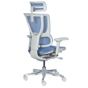 Ергономичен стол ERGOHUMAN IOO ELITE 2 - сива рамка - син