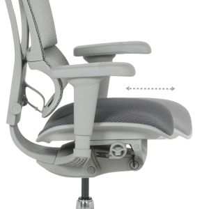 Ергономичен стол ERGOHUMAN IOO ULTRA - сива рамка - сив