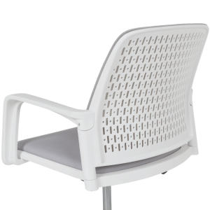 Работен офис стол Carmen 7556 W - светлосив