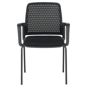 Посетителски стол Carmen 1138 - черен