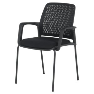 Посетителски стол Carmen 1138 - черен