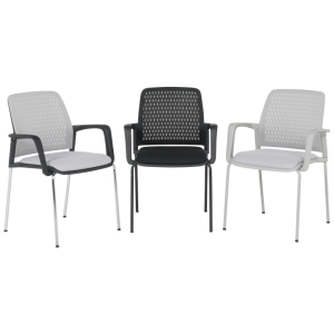 Посетителски стол Carmen 1138 - черен