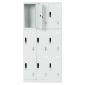 Метален шкаф Carmen CR-1244 GR - сив