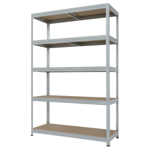 Метален стелаж STAR PL 213x120x60 см, до 250 кг на рафт - цинк