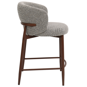 Бар стол MEMO - черен -кафяв 170 WAL