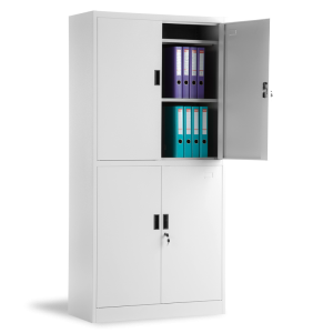 Метален шкаф CARMEN CR-1246 J - сив