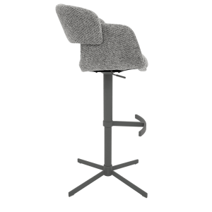 Бар стол PAIDE 8 - сив 44