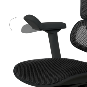 Ергономичен стол ERGOHUMAN ELITE 2 - черна рамка - черен