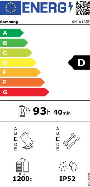 Таблет Samsung SM-135 Galaxy Tab A11 LTE  8.7" 128GB Silver