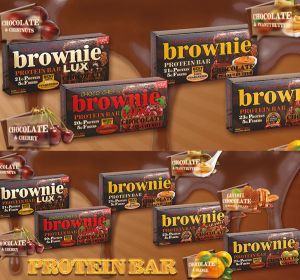 Протеинов бар, Фъстъчен крем и шоколад, “Брауни”, 100гр