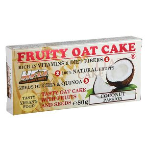 Протеинов овесен кейк, Кокос и семена, 80гр