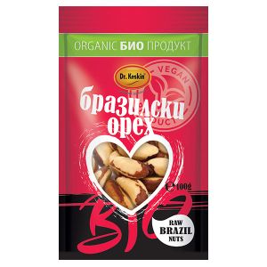 БИО Бразилски орех, сурови ядки, Dr. Keskin, 100гр