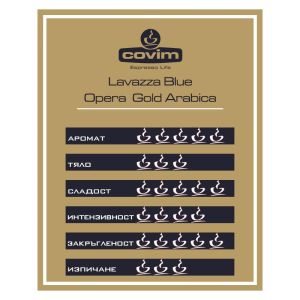 Кафе капсула Covim Opera Gold Arabica 100 бр., съвместими с Lavazza Blue