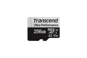 Памет Transcend 256GB micro SD w/ adapter UHS-I U3 A2 Ultra Performance