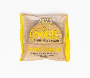 Бисквитка кокос и лимон Mom's, без глутен 50 гр