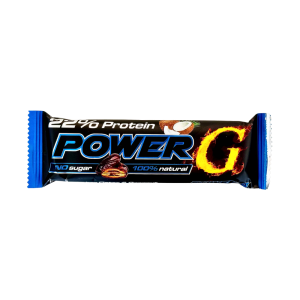 Суров бар Power G, кокос , без захар, 9 бр. x 65 гр.