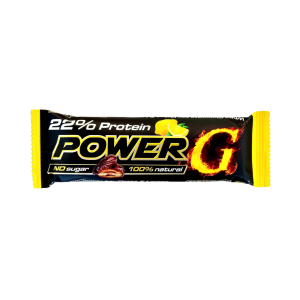 Суров бар Power G, лимон, без захар, 9 бр. x 65 гр.