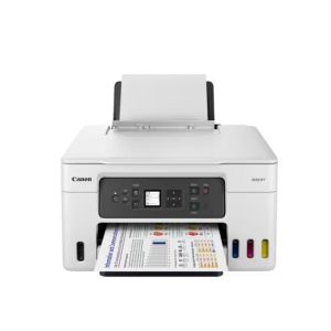 Мастилоструйно многофункционално устройство Canon MAXIFY GX3040 All-In-One, White&Black + Canon GI-46 PGBK