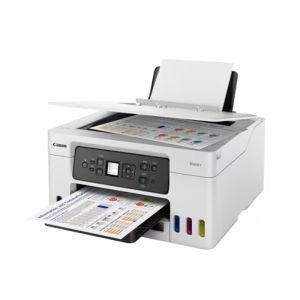 Мастилоструйно многофункционално устройство Canon MAXIFY GX3040 All-In-One, White&Black + Canon GI-46 PGBK