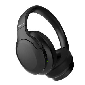 Слушалки HiFuture FutureTour Black, Active Noise Canceling, 25-Hour Playtime, Memory Protein Foam Cover, Crystal-Clear Call, Wireless 5.2, AUX Cable
