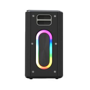 Тонколони HiFuture MusicBox Black, 3-Way Speaker System, 100W Output, Built-in DynaBoost Bass Technology, Built-in DC12V Non-Stop Playing Power Socket, Enable Karaoke Dancing Light, Up to 8 Hours Playtime, Bluetooth 5.3, Pair to Play (TWS Mode)