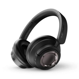 Слушалки HiFuture FutureTour X Black, Hybrid Active Noise Canceling, 35-Hour Playtime, Memory Protein Foam Cover, AI Enhanced Crystal-Clear Call, Wireless 5.4, AUX Cable