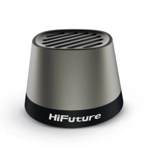 Тонколони HiFuture Mega S Silver Grey, Bluetooth 5.4, MagSafe, 5W Output, Built-in MIC support Handsfree, Pair to Play (TWS Mode), Up to 10 Hours Playtime, Wireless Charge (7.5W-15W), Phone Holder