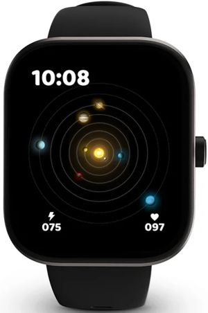 Часовник HiFuture Lume Pro Black Coffee, 1.85 " AMOLED, Always on Display, Powered by Dual Core, Aerospace-Grade Ultra Light Aluminum Frame, Bluetooth Call, 3D User Interface, 1ATM Waterproof, 24/7 True Heart Rate & Blood Oxygen Sensor, 100+ Sports Mode, 