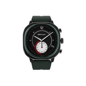 Часовник HiFuture AIX Lite Green,  1.43" AMOLED,  466*466, Powered by Dual Core & Syntra AI, Bluetooth Call, 1ATM Waterproof, Sixth Generation Health Sensor, Up to 10 days daily use, Extra Fabric Strap inbox