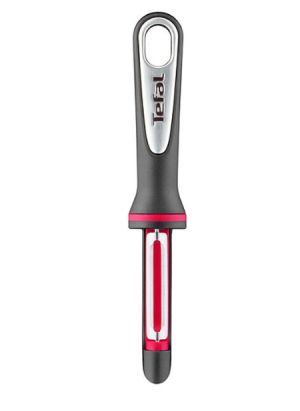 Белачка Tefal K2071014, Ingenio, Peeler, Kitchen tool, Stainless steel blades, 30x9.8x3.6cm, Up to 230°C, Dishwasher safe, black and red