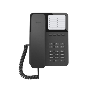 Стационарен телефон Gigaset DESK 400 - черен