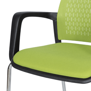Посетителски стол Carmen 1138 CH - зелен