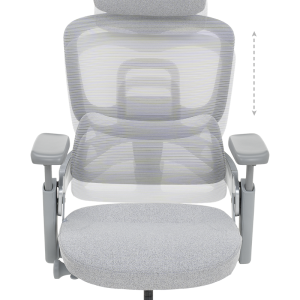 Ергономичен стол METZ - сив