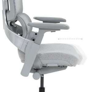 Ергономичен стол METZ - сив