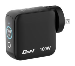 Зарядно устройство Verbatim Mini GaN Charger 100W with Display