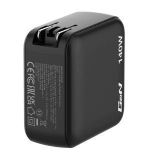 Зарядно устройство Verbatim Mini GaN Charger 140W with Display
