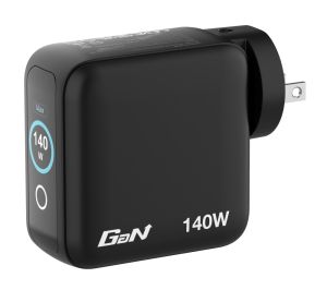 Зарядно устройство Verbatim Mini GaN Charger 140W with Display