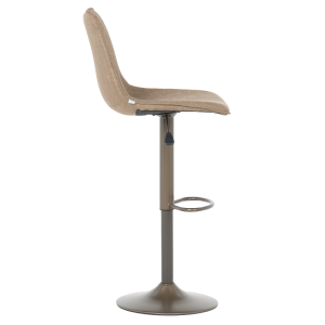 Бар стол LACOVIA - светлокафяв