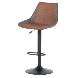 Бар стол GROVE - червен-кафяв