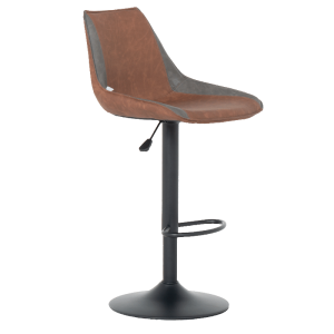 Бар стол GROVE - червен-кафяв