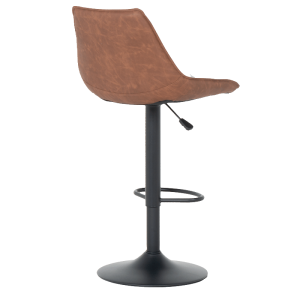 Бар стол GROVE - червен-кафяв