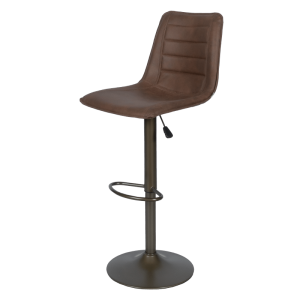 Бар стол LACOVIA - светлокафяв