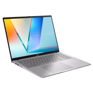 Лаптоп Asus Vivobook S S3607CA-RP037, Intel Ultra 7 255H 2.0 GHz (24MB Cache, up to 5.1 GHz, 16 cores, 16 Threads), 16.00" OLED WUXGA(WU) 1920X1200 16:10,144 Hz, LPDDR5  16GB  ( on BD),1TB SSD G4,Backlit Chiclet  with Num-key, No OS, Cool Silver+Backpack