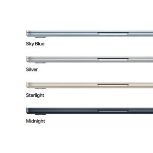 Лаптоп Apple MacBook Air 13.6: Apple M5 chip with 10-core CPU and 10-core GPU, 24GB, 1TB SSD - Sky Blue