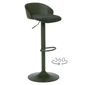 Бар стол ARELATE - тъмнозелен