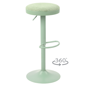 Бар стол BARACO - светлозелен