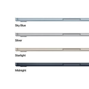 Лаптоп Apple MacBook Air 15.3: Apple M5 chip with 10-core CPU and 10-core GPU, 16GB, 1TB SSD - Silver