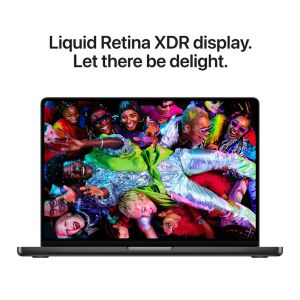 Лаптоп Apple 14-inch MacBook Pro: Apple M5 Pro chip with 15-core CPU and 16-core GPU, 24GB, 1TB SSD - Space Black