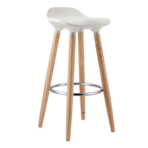 Бар стол LARSA - бял