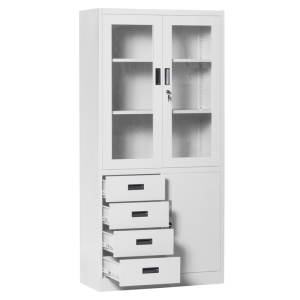 Метален шкаф Carmen CR-1278 J - сив